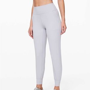 Lululemon 28” High Rise Align Joggers Light Gray French Clay Silver